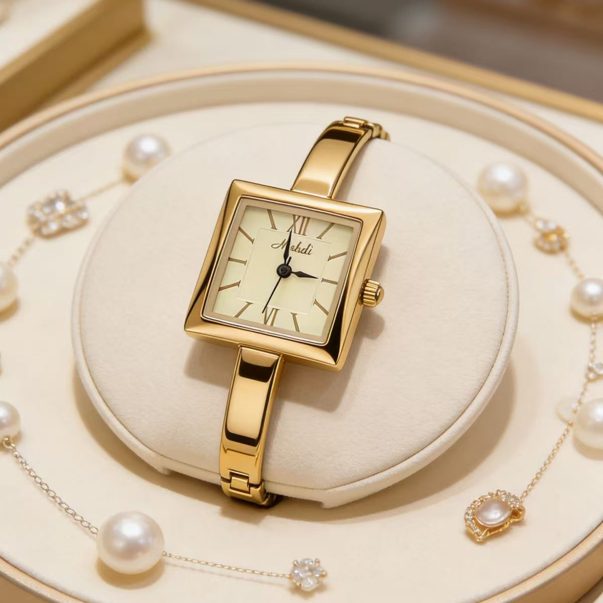 Jewelry And Watches Luxury Brand - 2026년 명품 고품질 사각 심플 큰