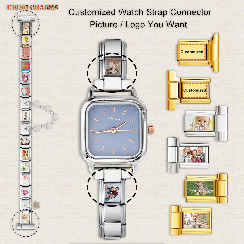Jewelry Watch Making - 1쌍 사진 로고 맞춤형 시계 스트랩