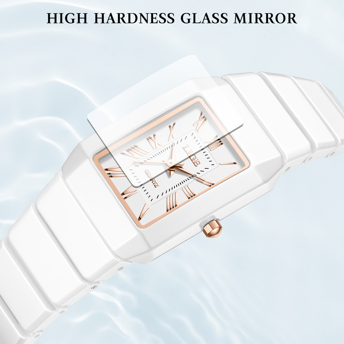 LIGE 시계 여성용 손목시계 브랜드 세라믹 패션 쿼츠 - Jewelry Watches Vintage 리뷰 및 가격