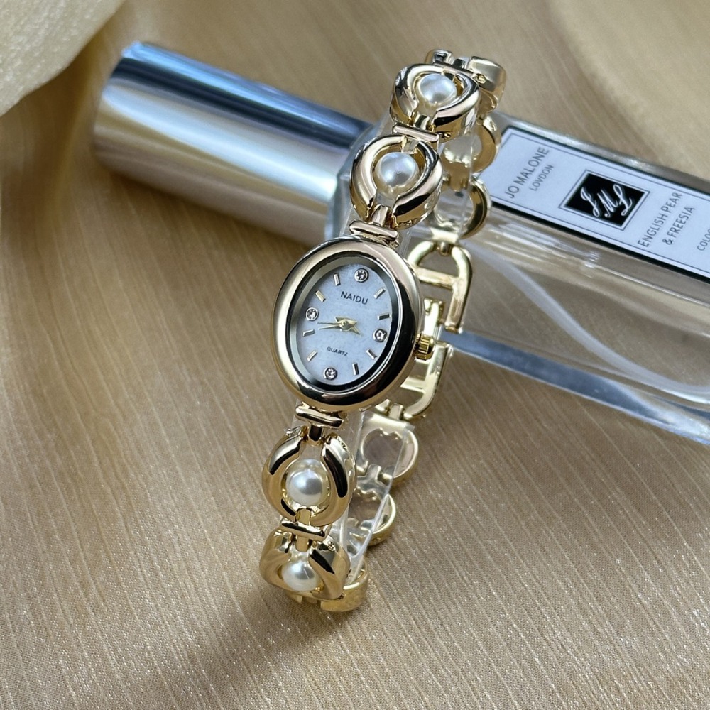 패션 여성 시계 빈티지 진주 장식 스트랩 팔찌 시계 럭 - Jewelry Watches Vintage 리뷰 및 가격