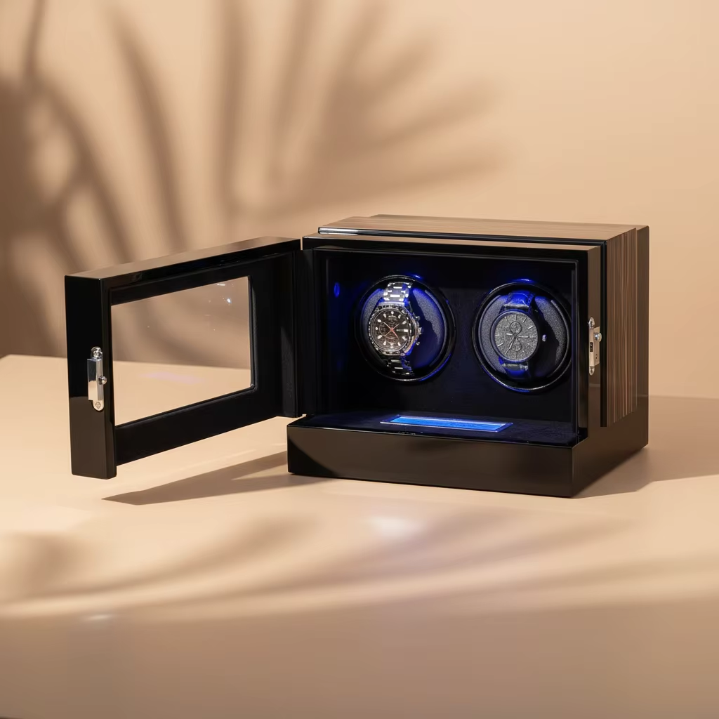 2슬롯 고급 보호용 시계 와인더 케이스, 맞춤형 로고, - Automatic Watch Winder 리뷰 및 가격