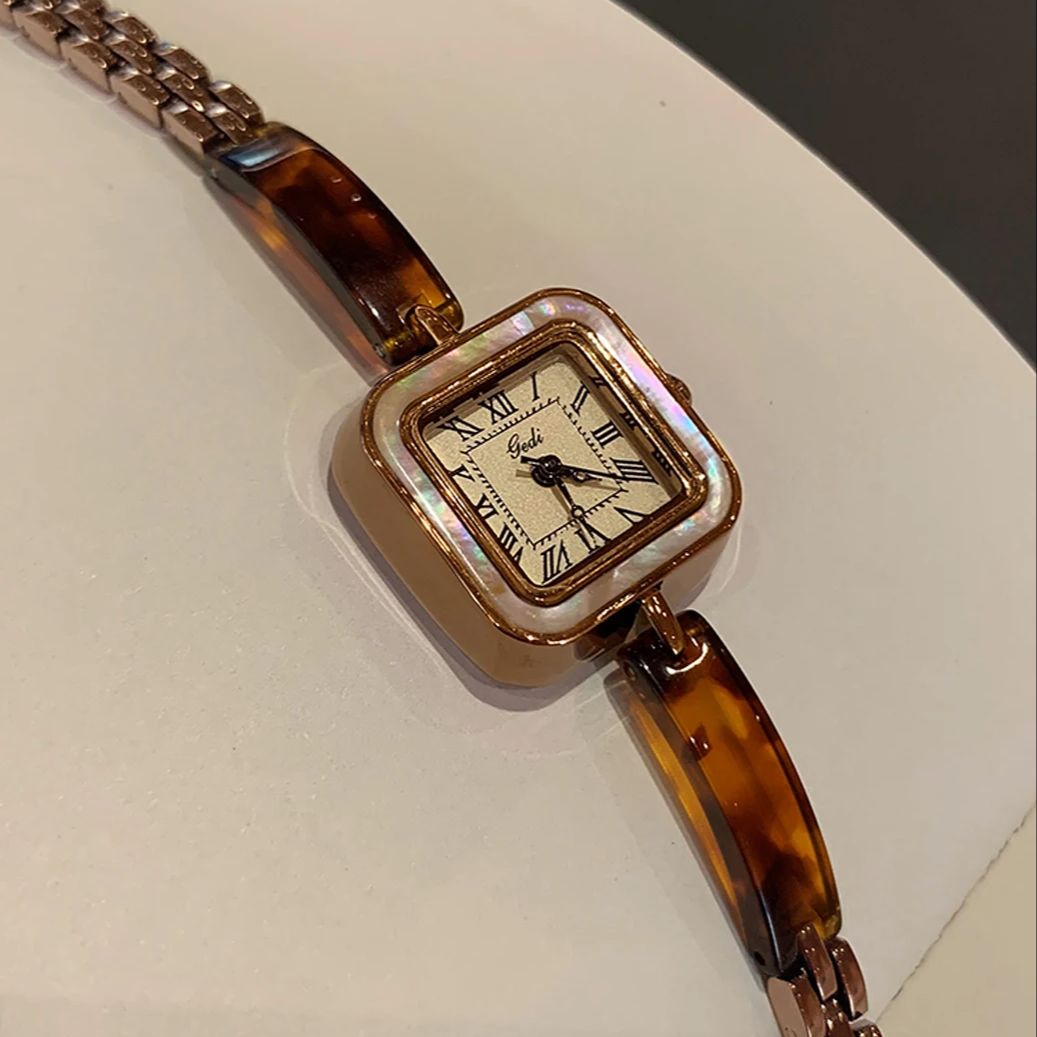 로마 숫자와 사각형 다이얼이 있는 럭셔리 빈티지 여성용 - Jewelry Watches Vintage 리뷰 및 가격