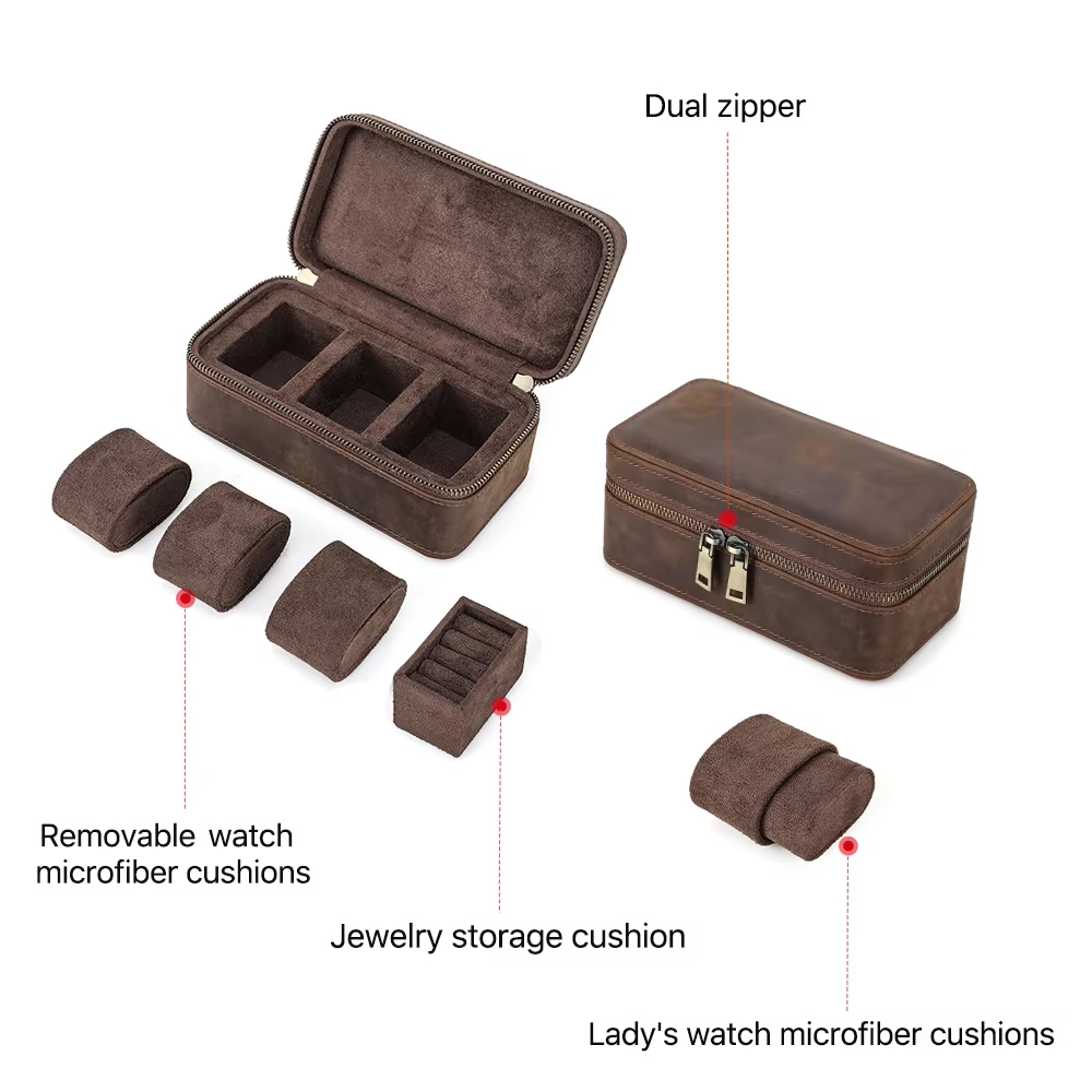 CONTACTS FAMILY 8/10/3/2 슬롯 가죽 - Jewelry Watches Vintage 리뷰 및 가격