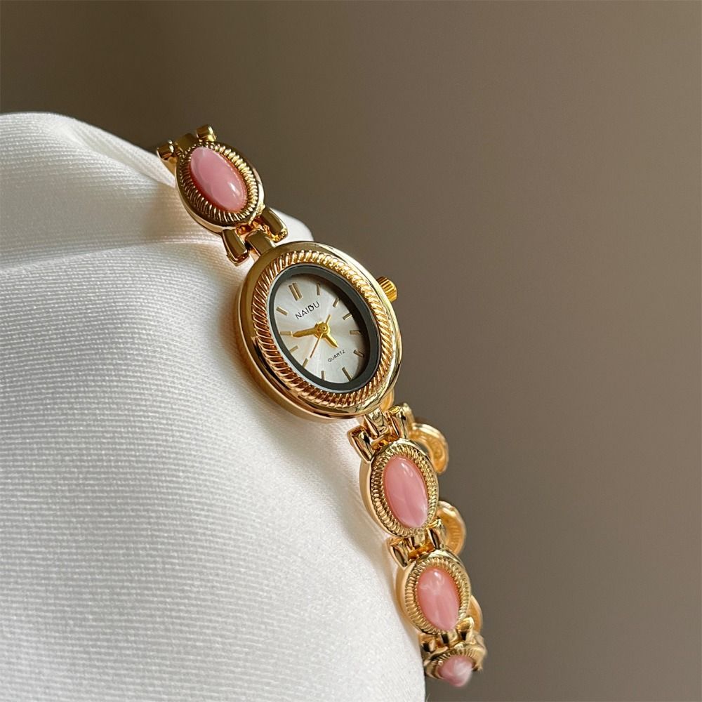 새로운 빈티지 컬러 보석 여성용 시계 우아한 타원형 쿼 - Jewelry Watches Vintage 리뷰 및 가격