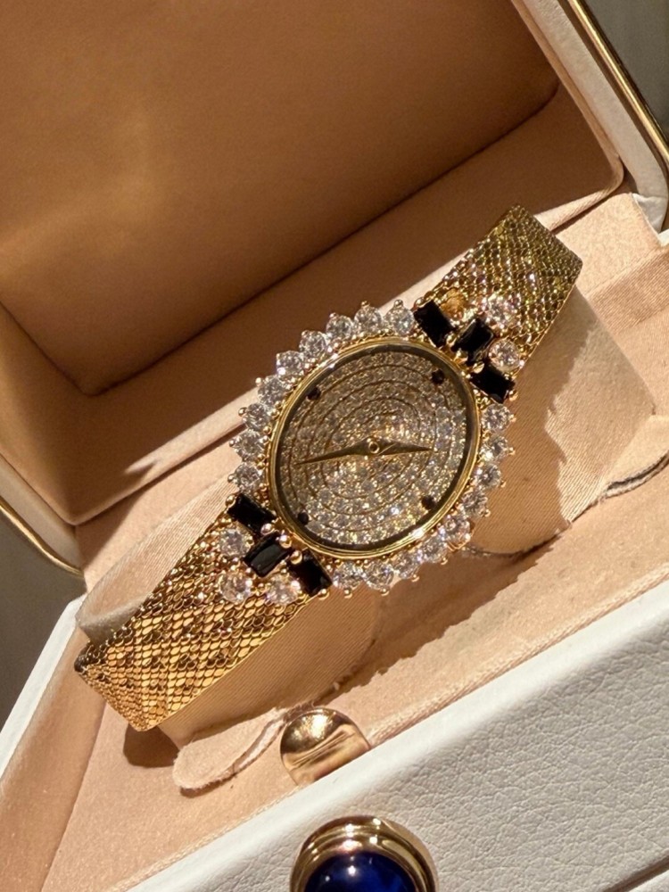 빈티지 숙녀 타원형 모양 쿼츠 시계 우아한 숙녀 사무  - Jewelry Watches Vintage 리뷰 및 가격