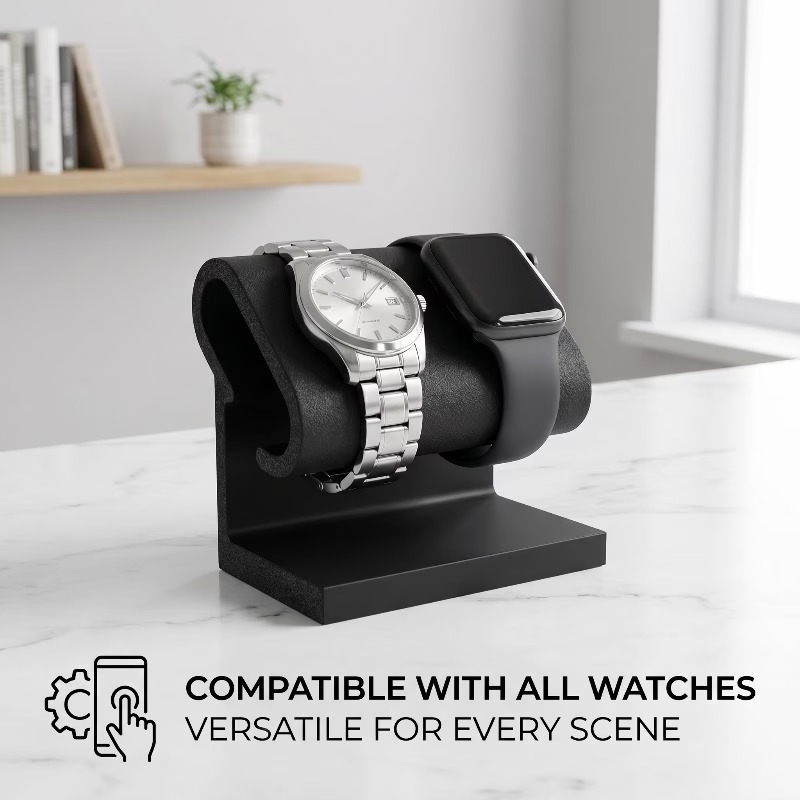 듀얼 시계 보석 디스플레이 스탠드, 브러시드 테이블탑  - Jewelry Like Watches 리뷰 및 가격