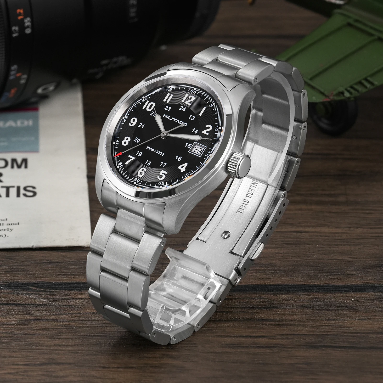 밀리타도 ML08 빈티지 쿼츠 시계 론다 515 무브먼 - Jewelry Watches Vintage 리뷰 및 가격