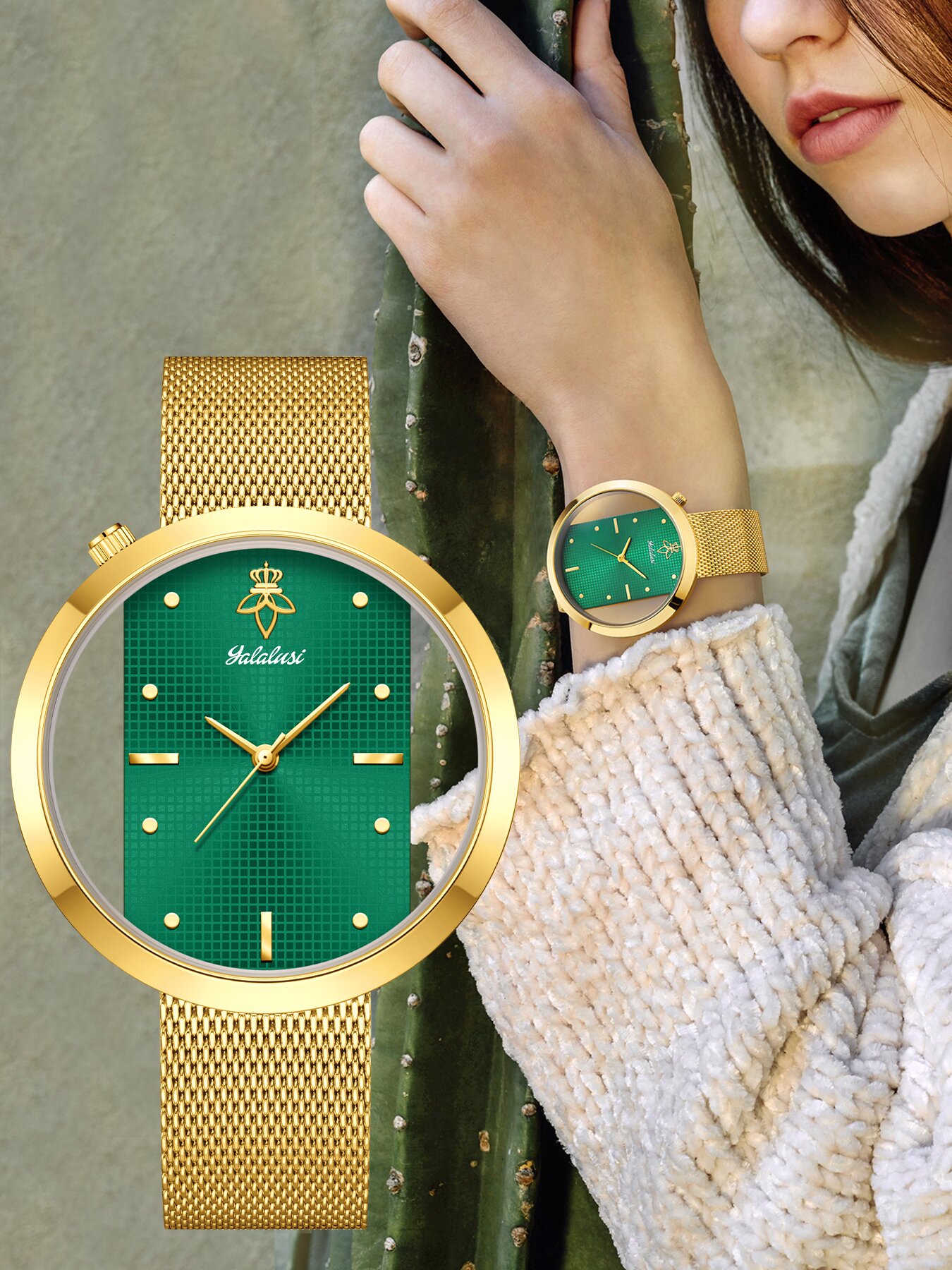 야라루시 빈티지 스타일 여성용 시계, 오픈워크 베젤과  - Jewelry Watches Vintage 리뷰 및 가격